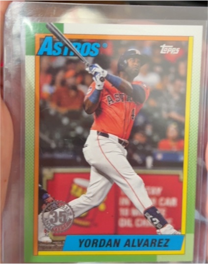 2025 Topps Series 1 #T90-82 Yordan Alvarez — front