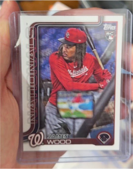 2025 Topps Series 1 #CTB-3 James Wood — front