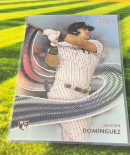 2024 Topps Chrome #S-21 Jasson Dominguez Strokes Rookie — front