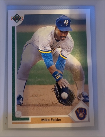 1991 Upper Deck #395 Mike Felder — front