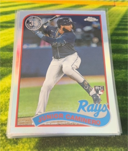 2024 Topps Chrome 1989 #89CB-15 Junior Caminero — front