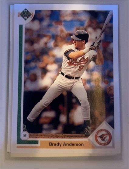 1991 Upper Deck #349 Brady Anderson — front