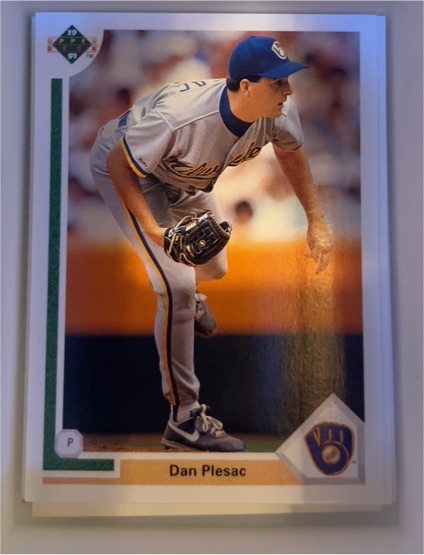 1991 Upper Deck #322 Dan Plesac — front