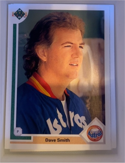 1991 Upper Deck #513 Dave Smith — front