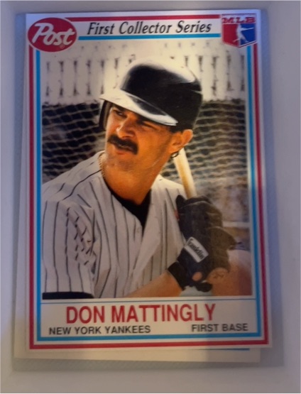1990 Post #1 Don Mattingly — front