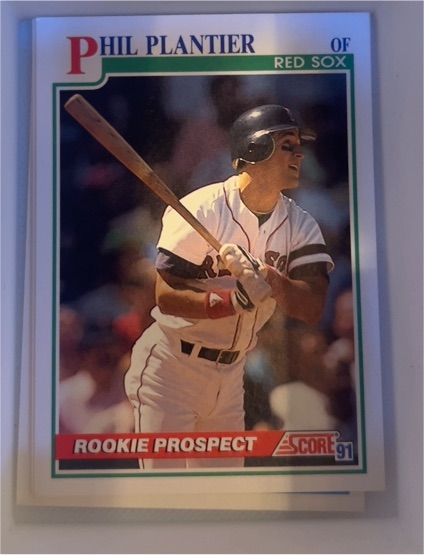 1991 Score #348 Phil Plantier Rookie Prospect — front