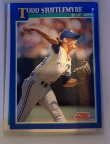 1991 Score #91 Todd Stottlemyre — front