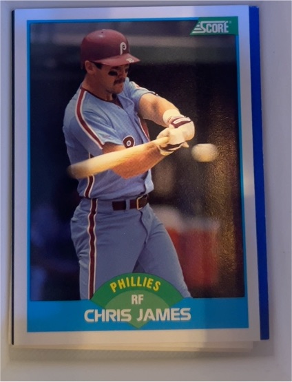 1989 Score #202 Chris James — front