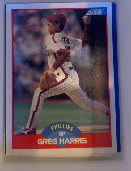 1989 Score #476 Greg Harris — front