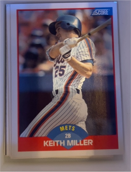 1989 Score #464 Keith Miller — front