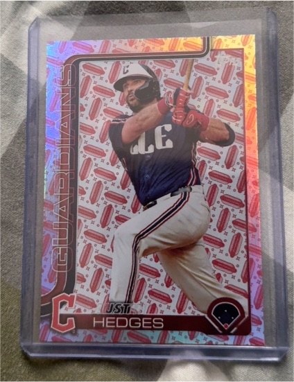 2025 Topps Cleveland Guardians Subdivisions Just Hedges — front