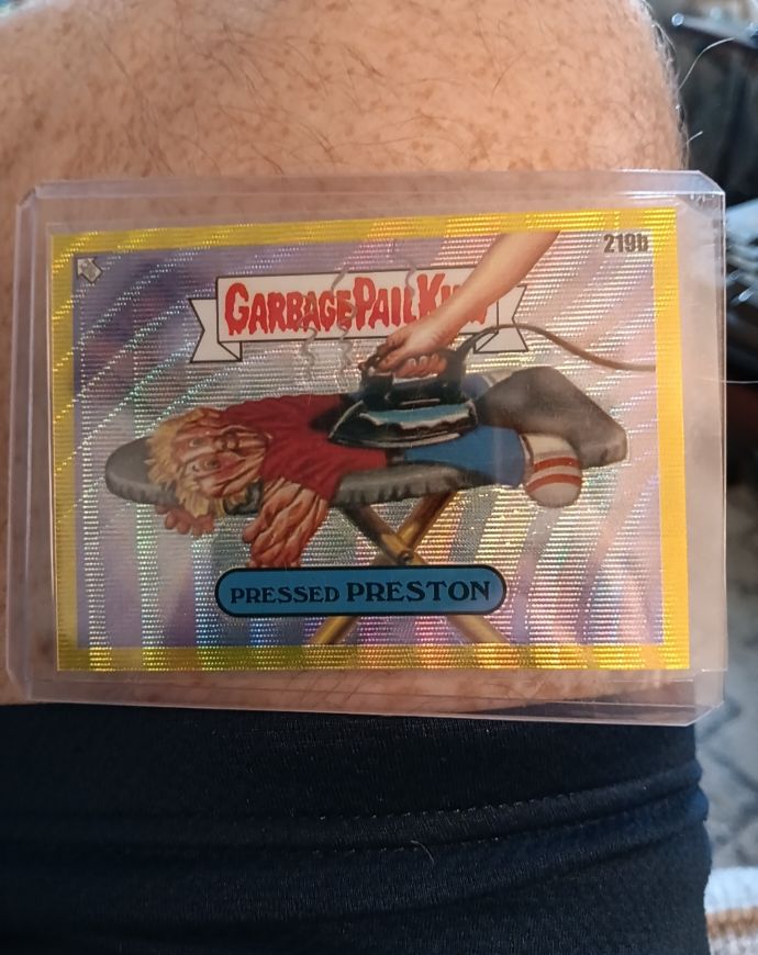2023 Garbage Pail Kids Chrome Series 6 #219b Pressed Preston — front