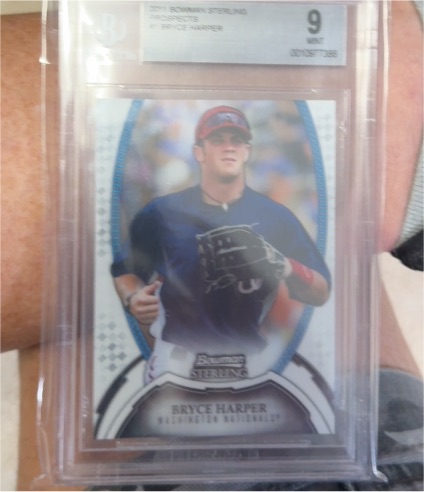 2011 Bowman Sterling #1 Bryce Harper — front