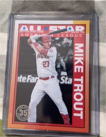 2025 Topps Series 2 #90AS-10 Mike Trout 1990 All-Stars — front