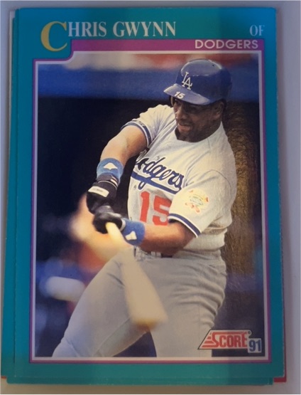 1991 Score #178 Chris Gwynn — front