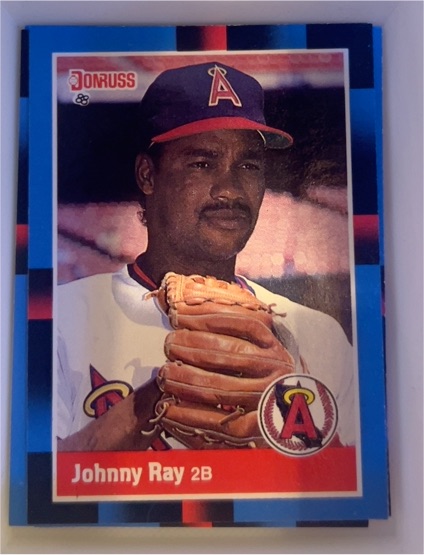 1988 Donruss #428b Johnny Ray — front