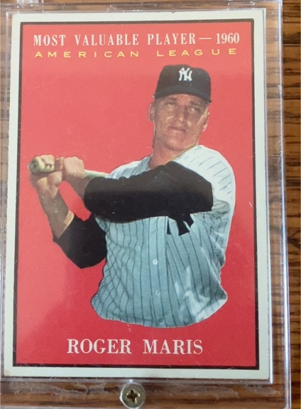 1961 Topps #478 Roger Maris — front
