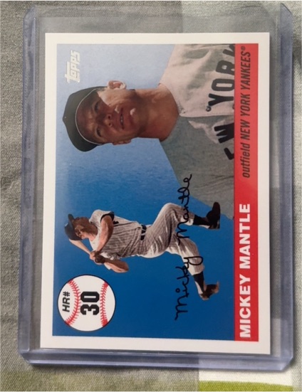 2006 Topps Multi-Year Issue Home Run History #MHR30 Mickey Mantle — front