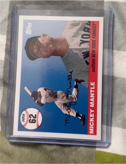 2006 Topps Multi-Year Issue Home Run History #MHR62 Mickey Mantle — front