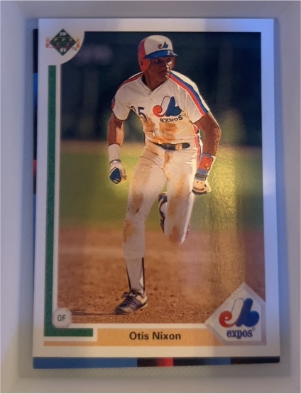 1991 Upper Deck #520 Otis Nixon — front