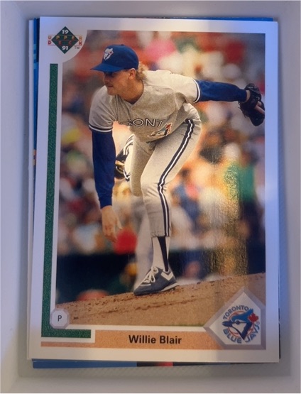 1991 Upper Deck #427 Willie Blair — front