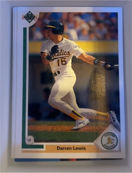 1991 Upper Deck #564 Darren Lewis — front