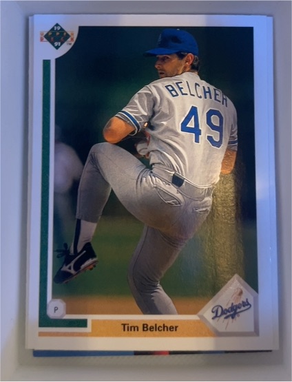 1991 Upper Deck #576 Tim Belcher — front