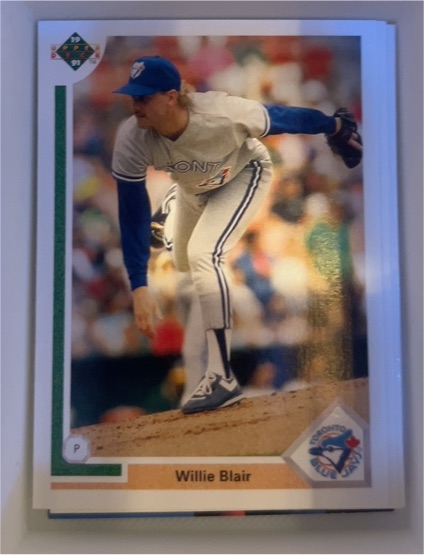 1991 Upper Deck #427 Willie Blair — front