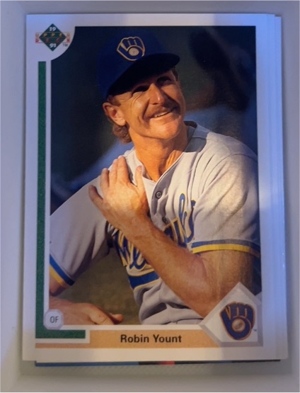 1991 Upper Deck #344 Robin Yount — front