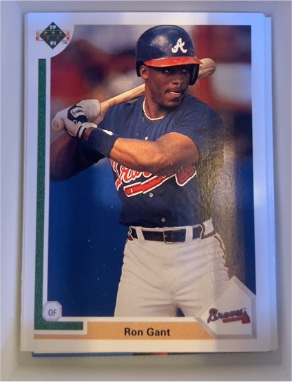 1991 Upper Deck #361 Ron Gant — front