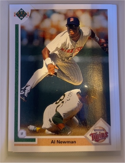 1991 Upper Deck #413 Al Newman — front