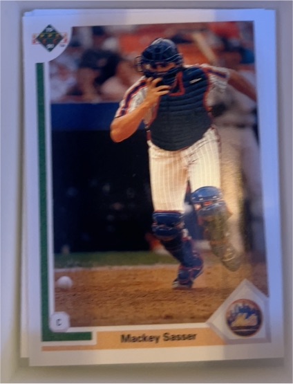 1991 Upper Deck #103 Mackey Sasser — front