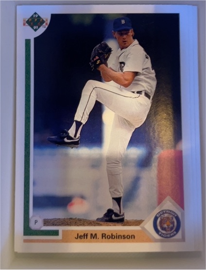 1991 Upper Deck #676 Jeff M. Robinson — front