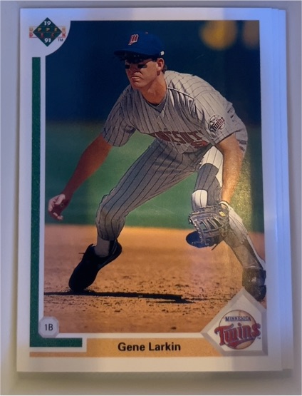 1991 Upper Deck #501 Gene Larkin — front