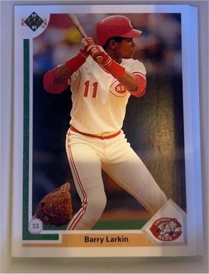 1991 Upper Deck #353 Barry Larkin — front