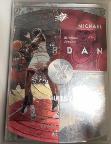 1997-98 Upper Deck SPX Die-Cut #6 Michael Jordan — front
