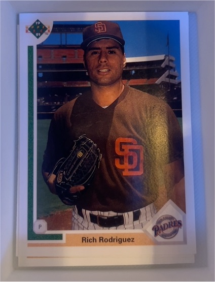 1991 Upper Deck #640 Rich Rodriguez — front