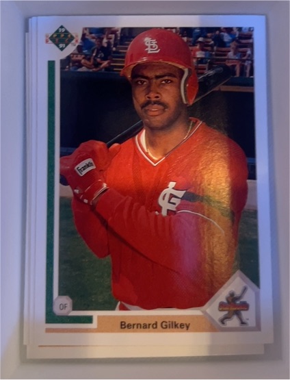 1991 Upper Deck #16 Bernard Gilkey — front