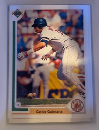 1991 Upper Deck #18 Carlos Quintana — front