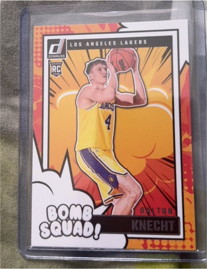 2024-25 Panini Donruss #15 Dalton Knecht Bomb Squad Rookie — front
