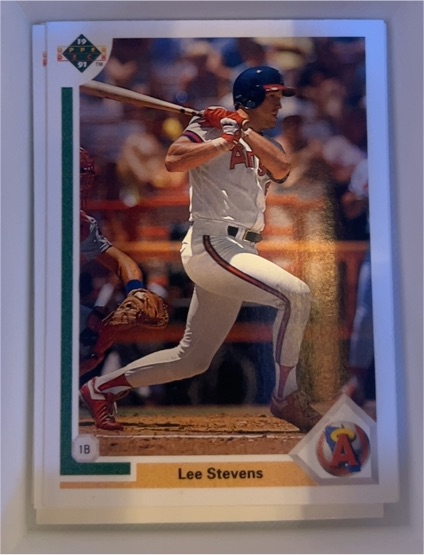 1991 Upper Deck #573 Lee Stevens — front
