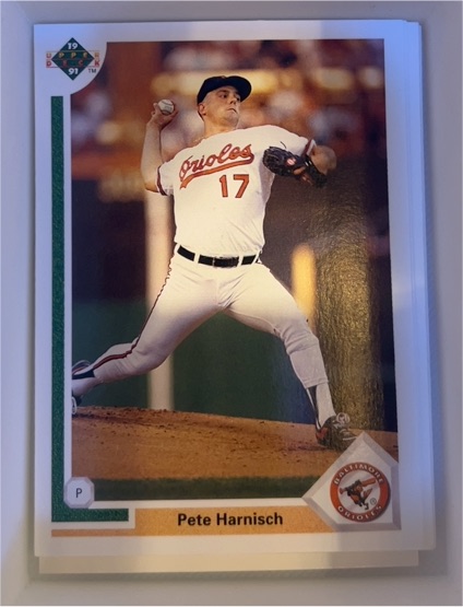 1991 Upper Deck #302 Pete Harnisch — front