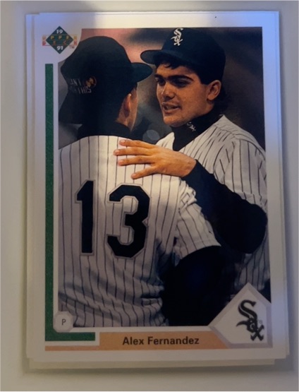 1991 Upper Deck #645 Alex Fernandez — front