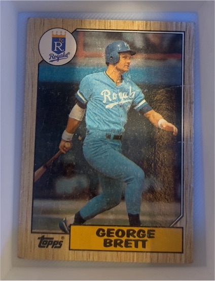 1987 Topps #400 George Brett — front