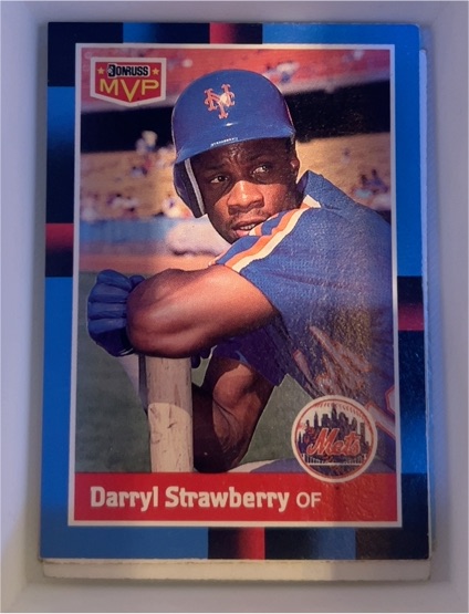 1988 Donruss #BC-20 Darryl Strawberry MVP — front
