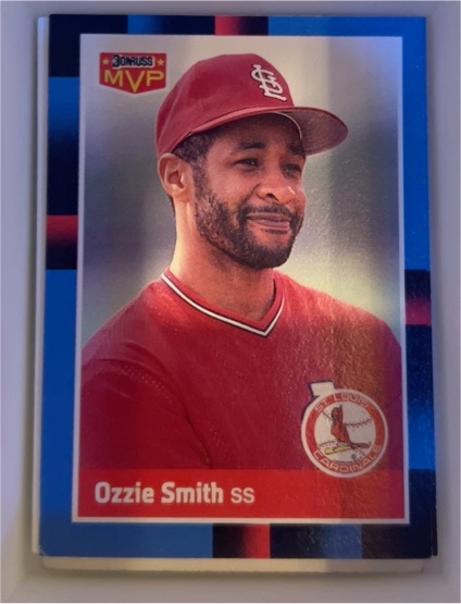 1988 Donruss #BC-22 Ozzie Smith Bonus MVPs — front