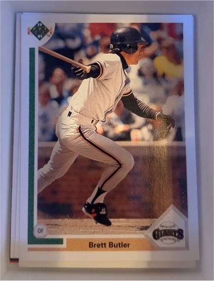 1991 Upper Deck #270 Brett Butler — front