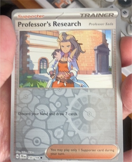 2023 Pokémon Scarlet & Violet #189 Professor's Research (Professor Sada) — front