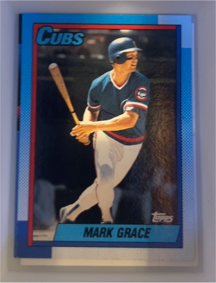 1990 Topps #240 Mark Grace — front