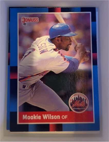 1988 Donruss #652 Mookie Wilson — front